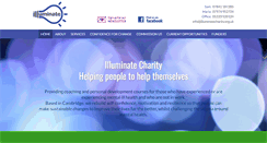 Desktop Screenshot of illuminatecharity.org.uk